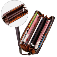 Dompet Ritsleting Pria, Dompet Ritsleting Lebih Kecil Kualitas Tinggi