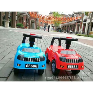 Four Wheel Toddler Scooter 1.2m Hard <b>Frame</b> Plastic Rim Mixed Colors <b>Walker</b> For Kids Age 1-3 - Product Image 1