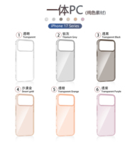 ATB Smartphone étui transparent pour iPhone 17 Air 16e SE4 clair étui de téléphone souple Protection