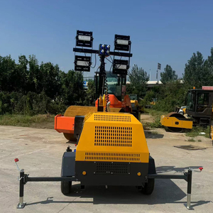 Miễn phí vận chuyển CE EPA 5 M 7 m 9 M xách tay Trailer tay thủy lực di động CE EPA chiếu sáng tháp di động ánh sáng tháp - Product Image 5