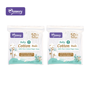 Fournisseur direct d'usine, bâtonnets de coton pour la santé de la mère et du bébé, 100 pièces, bâtonnets de coton 50 pièces, 100% coton pur, tige en papier - Product Image 3