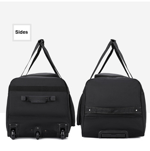 Unisex New Multifunctional 2-<b>Wheel</b> Foldable Durable 155L Travel Trolley Luggage Bag <b>Backpack</b> with Compressible Shoulder Straps - Product Image 2