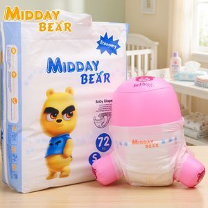 Pañales Desechables para Bebés y Niños Midday Bear, de Alta Calidad, Semicompresos, de Secado Rápido, Proveedor de Fábrica en China - Product Image 1