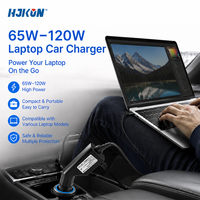 Adaptateur de voiture 90W pour ordinateur portable, alimentation CC 19.5V 4.62A avec port USB pour chargeur d'ordinateur portable électrique, certifié FCC CE RoHS