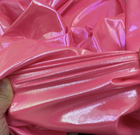 Tissu imperméable en spandex/polyester à effet métallique, imprimé à pois décoratifs pour scène, motif points d'empreintes digitales