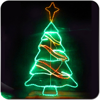 Arbre de Noël en métal coloré au design personnalisé, éclairage LED, IP65, télécommande, intensité réglable, durée de vie de 50 000 heures, mariage
