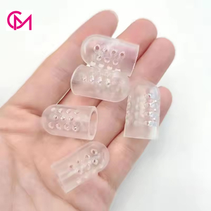 Protège-orteils en silicone transparent perforé et respirant pour <span class=keywords><strong>petit</strong></span> orteil, soin des ongles, vente en gros - Product Image 3