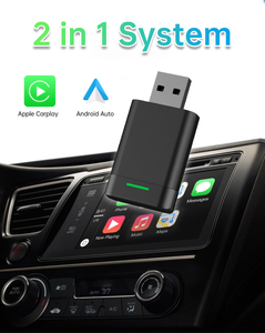 Dongle sans fil ultra-mince haute performance avec connexion WiFi6 double bande Carplay Android Auto Box Adapter - Product Image 6