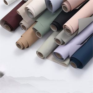กระดาษห่อดอกไม้กันน้ำพิมพ์ลายดอกไม้สีพื้น ขนาด 52 ซม.*6 หลา/ม้วน สำหรับวัสดุจัดดอกไม้ รุ่นใหม่ล่าสุด - Product Image 4