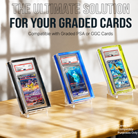Étui de présentation transparent en acrylique pour cartes gradées PSA, support de protection pour cartes de collection standard PSA/CGC (anime et sport)