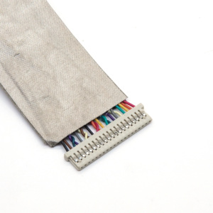 Kabel LVDS Terlindung 20Pin 1.25mm Kustom DF14-20P-1.25C ke DF14-20P untuk Layar Datar - Product Image 1