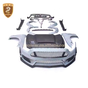 2015 FRP + PP Chất Liệu Wide Flarea Fenders Xe Bumper Auto Body Kit Cho Ford Mustang Chuyển Đổi Cơ Thể Bộ Dụng Cụ - Product Image 2