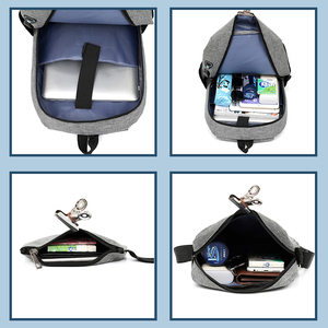 2024 School <b>Bag</b> Girls Custom logo Fashionable 3 Piece Backpack Set for Teen Polyester Laptop <b>Bag</b> - Product Image 4