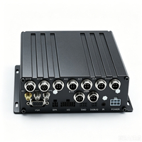 Sistema de Monitoreo en Tiempo Real para Autos, Autobuses y Camiones 1080P, DVR Móvil de Seguridad, Sistema DVR Vehicular de 8 Canales, 4G/WiFi/GPS CMSV6 MDVR