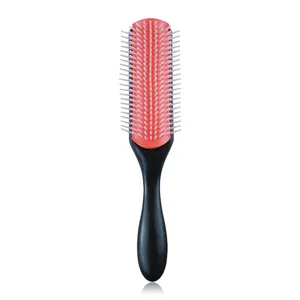 Brush Hair Super Denman Hair Brush Plastic Handle Styling Brush With 9 Row Nylon Bristles Barber Shop Salon Hair