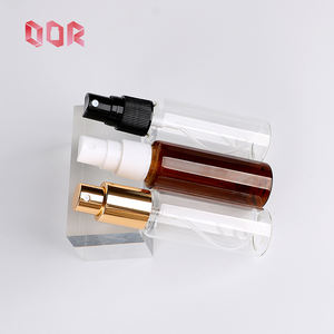 Botella de Vidrio Transparente Redonda de 30 ml de Grado Alimenticio al por Mayor para Cosméticos, Cuidado de la Piel, Perfume, Aceite Esencial, Botella de Vidrio con Atomizador - Product Image 3