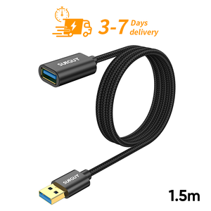 Factory Small MOQ SUNGUY CE Certified 1.5m USB Power <b>Cable</b> Durable High Speed Data <b>Cable</b> <b>cable</b> de carga Fast Charging <b>Cable</b> - Product Image 1