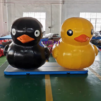 Flamants roses gonflables géants en PVC personnalisés, modèles d'animaux gonflables, divers modèles de cygnes gonflables pour la décoration aquatique