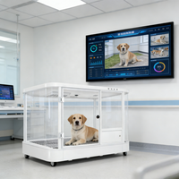 Cabine intelligente pour chien, mise à niveau par rapport aux cages traditionnelles pour animaux de compagnie, élimination des odeurs, système de circulation d'air frais, conception adaptée aux animaux de compagnie