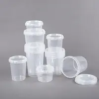 34 oz Round Plastic Disposable Food Containers (50 Pack) – JPI Display