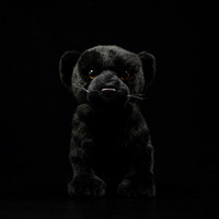 Peluche de Pantera Personalizado, Juguete de Peluche de Animal Salvaje, Muñeco Adorable para Zoológico, Tienda de Regalos, Fábrica, Proveedor OEM ODM, Agencia