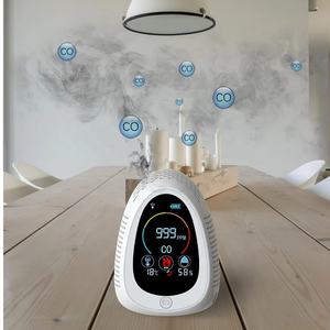 Detector inteligente de humo y monóxido de carbono, analizador de gas LCD, WiFi, CO, batería, 10 años de fábrica, OEM, 5 en 1 - Product Image 4