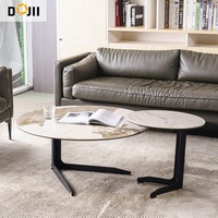 Schmiedeeisen-Sofa im zeitgenössischen Stil Seite C-förmiger Beistell tisch/ovaler Sofa-Couch tisch mit Metallrahmen für das Büro im Wohnzimmer