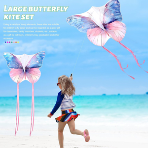 Aquiloni Volanti per Bambini all'Ingrosso, Design Personalizzato a Forma di Animali Cinesi e <span class=keywords><strong>Farfalle</strong></span>, Realizzati da Produttori di Aquiloni, Telaio Durevole in Fibra di Vetro - Product Image 6