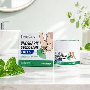Crema Deodorante Naturale <span class=keywords><strong>Antitraspirante</strong></span> per <span class=keywords><strong>Uomo</strong></span> e Donna, Rimuove l'Odore Corporeo, Etichetta Privata OEM - Product Image 5