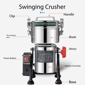 Electric Commercial Grain <b>Pepper</b> Flour Food <b>Grinder</b> Machine for Home - Product Image 3