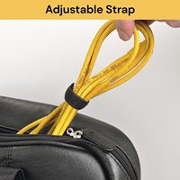 Attaches de câble auto-agrippantes réutilisables multifonctions double face personnalisées en gros (polyester/nylon)