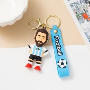 Llavero de Jugador de Fútbol 3D, Figuras de Acción de Fútbol de Dibujos Animados, Colgante para Bolsa, Accesorios, Regalo - Product Image 3