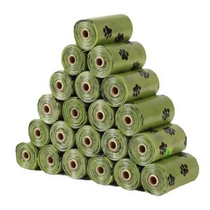 Sacs à déjections pour animaux de compagnie biodégradables simples de haute qualité, 1,5 mil, pour la collecte des excréments de chien - Product Image 3