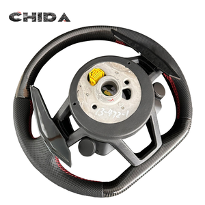 Cho audis A3 A4 A5 A6 A7 A8 Q3 Q5 Q7 Q8 TT R8 RS S8 Carbon fibre chỉ đạo bánh xe chuyển đổi và nâng cấp mô hình A1 - Product Image 3