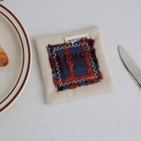 Sous-verres à pompons faits à la main pour le thé de l'après-midi au bureau, tasses, plateaux à café, dessous de verre épais résistants à la chaleur