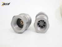 Changeur rapide de flexibles hydrauliques 3/8'' VEP à filetage, à verrouillage par plaque plate, haute pression 48MPa, pour brise-roche d'excavatrice FT PST