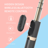 TOKQI-Q03 Selfie-Stick in 1 Ausziehbares Stativ Live-Übertragung Telefon Kabellose Fernbedienung Telefonstativ