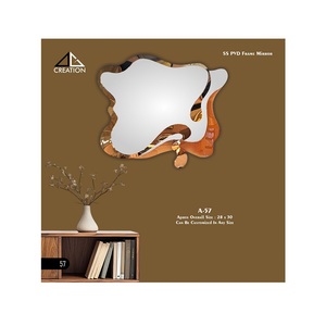 Espejo duradero con marco de PVD SS elaborado con Premium SS 304, ideal para baños y ambientes húmedos - Product Image 5