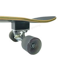 Istaride personnalisé professionnel 32 pouces 7 plis érable Longboard Surf Skate Skateboard pour débutants