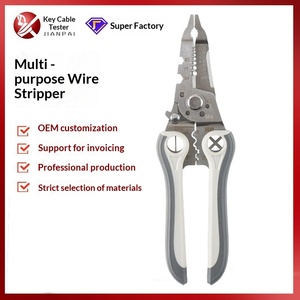 Customized stainless steel multi-purpose wire stripper electrician special cable stripping wire winding necessary clamp <b>tools</b> - Product Image 1