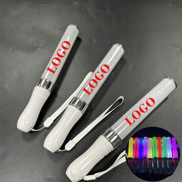 2026 Promotion 15 Colors Multicolored Party White Party Supplies Dmx Remote Controlled Rgb Led Light up Acrylic Glow Stick