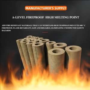 <span class=keywords><strong>Isolation</strong></span> thermique industrielle pour tuyaux en <span class=keywords><strong>laine</strong></span> <span class=keywords><strong>de</strong></span> <span class=keywords><strong>roche</strong></span> avec feuille d'aluminium, offrant une excellente <span class=keywords><strong>isolation</strong></span> thermique et une résistance au <span class=keywords><strong>feu</strong></span> - Product Image 4