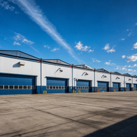 Fabricant d'entrepôts en structure métallique, construction d'entrepôts en structure métallique pour la production de meubles et le stockage de produits finis