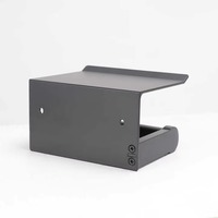 Porte-rouleau de papier toilette sur pied personnalisable avec étagère de rangement pour salle de bain
