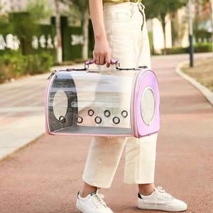 Bolsas de transporte transparentes ecológicas para mascotas, bolsas de viaje personalizadas, para mascotas, gatos, perros, conejos, jaulas transpirables - Product Image 4