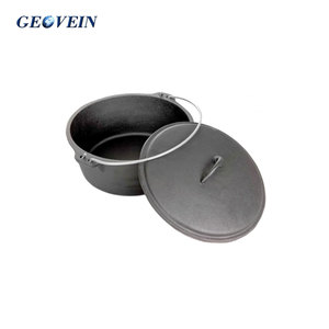 <span class=keywords><strong>Cocotte</strong></span> <span class=keywords><strong>en</strong></span> <span class=keywords><strong>fonte</strong></span> pré-assaisonnée Geovein pour la cuisine <span class=keywords><strong>en</strong></span> plein air - Product Image 4