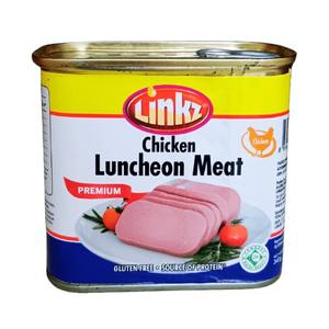 Premium 340g Tin Packaging Halal Certified Ready to Eat Linkz <b>Canned</b> <b>Chicken</b> Luncheon Meat Premium <b>Canned</b> Meat - Product Image 1
