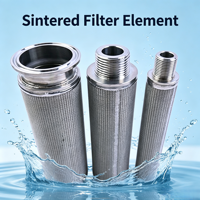 Filtro de Malla Metálica Sinterizada SS316L, Elemento Filtrante Sinterizado de 2, 5, 10, 20 Micras para Filtro Industrial de Alta Precisión