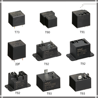 Relais électromagnétique miniature Clion 30A NNC67E T90 6 broches 12V PCB Protection scellée CE / Faible consommation d'énergie Noir