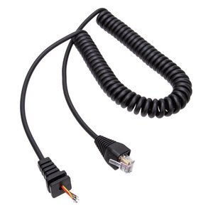 Câble de microphone à main RJ45 à 8 broches pour VX2500 VX2208 VX 210, accessoire audio anti-interférence, conception enroulée - Product Image 4